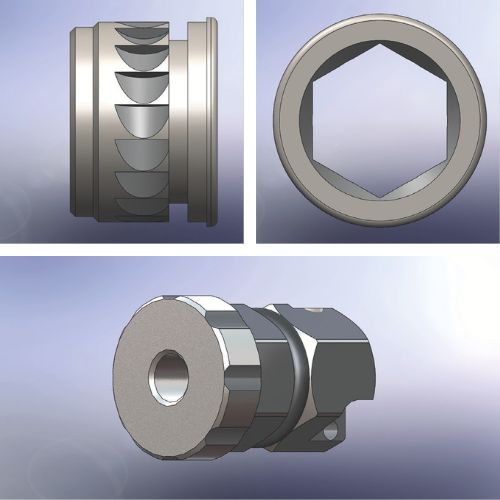 [ZFX028004] Kit adaptateur ISO - pour clé dynamométrique Zimmer (Réf. TWR)